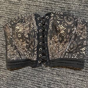 Victoria’s Secret size medium bustier black lace